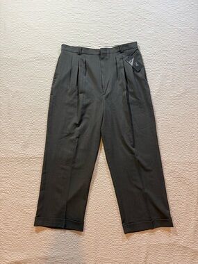 Smokey Joes Pants Mens 40x30 Gray Dress Pants Straight Leg Casual Preppy USA NWT